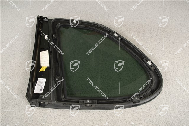 Side window, tinted, Aluminium package, Black, R