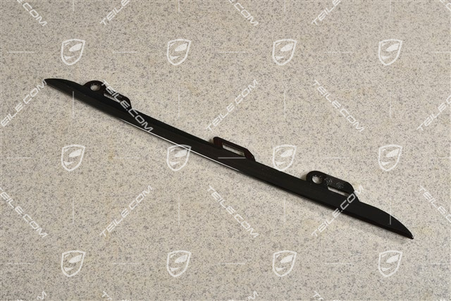 Disc / trim for front bumper retaining frame, upper, Black, R