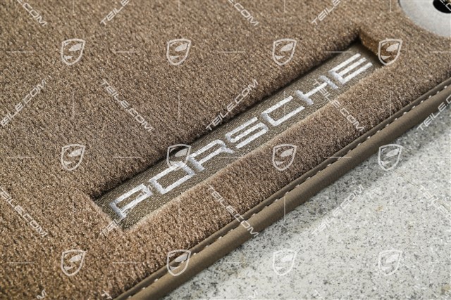 Zestaw dywaników / mat podłogowych, 4-strefowa klimatyzacja, welur Umber