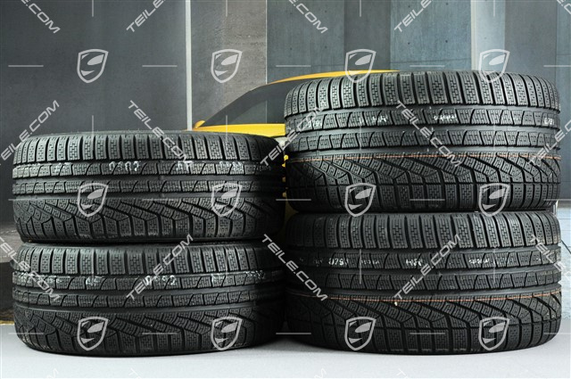 20" Komplet kół zimowych Turbo III, 8,5J x 20 ET51 + 11J x 20 ET70, opony zimowe Pirelli 245/35 ZR20 + 295/30 ZR20, z czujnikami ciśnienia RDK