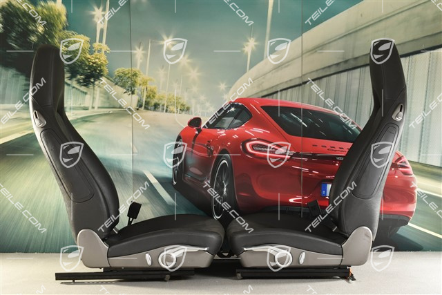 Sitze, schwarz, Alcantara, Manual, Satz (L+R)