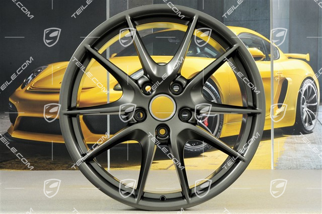 20" komplet felg Carrera S III, 8J x 20 ET57 + 9,5J x 20 ET45, platyna