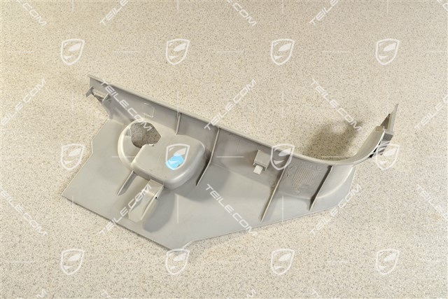 Verkleidung von A-Säule, Unterteil, Stahlgrau, L