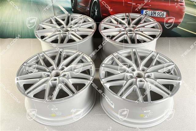 21" Komplet felg Cayenne RS Spyder Design, 11J x 21 ET58 + 9,5J x 21 ET46