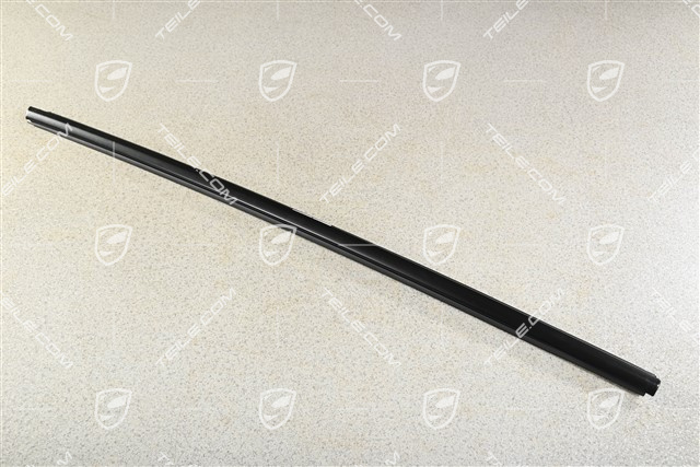 Hintertürleiste, Aluminiumpaket, Schwarzmatt, L