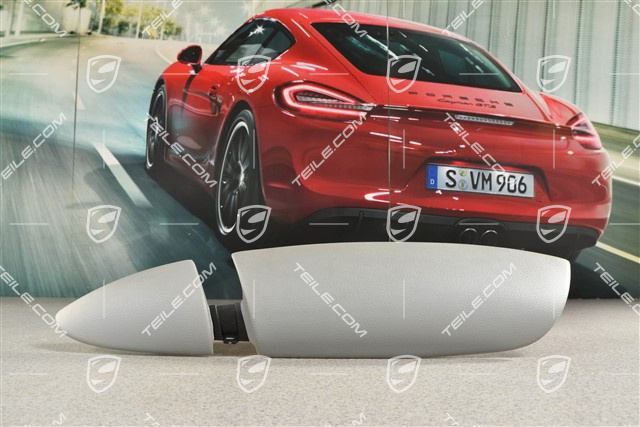 Podłokietnik, Drzwi przednie, Dolna część, szara, R