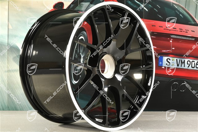 19" Felga RS SPYDER / Turbo Facelift, na centralną śrubę, edycja specjalna 911 Carrera GTS, 11J x 19 ET51, czarna