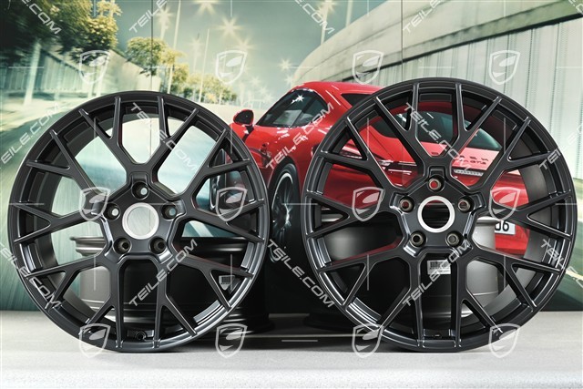 20+21-inch RS Spyder rims set, 8,5J x20 ET50 11,5J x 21 ET79, anthracite grey