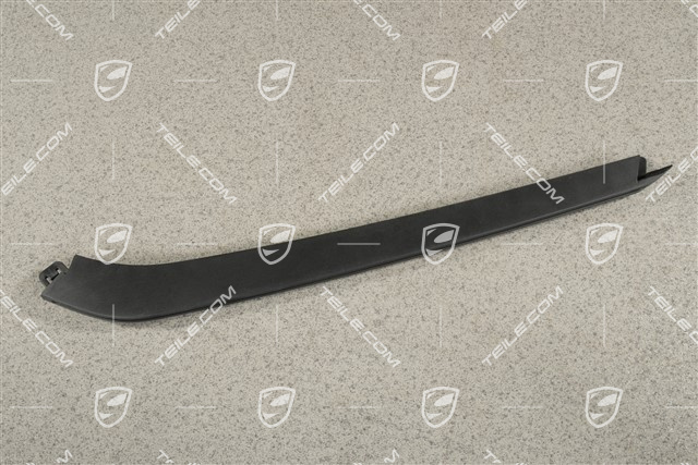 Disc / cover lower for front bumper retaining frame, Black, L