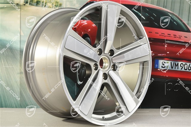 22" Felge Cayenne Exclusive Design Sport, 11,5J x 22 ET61, Platinsilber