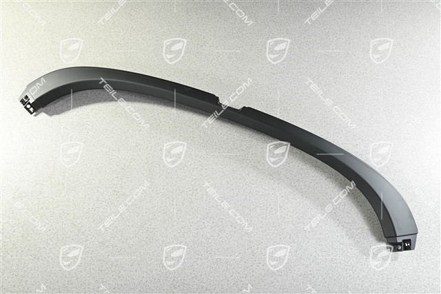 Targa, tapicerka skrytki dachu, środkowa, tylna, czarna