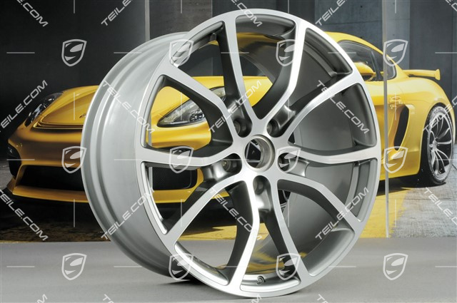 21" Komplet felg Cayenne ExclusiveDesign, 11J x 21 ET58 + 9,5J x 21 ET46