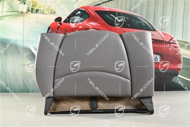 Notsitzrückenlehne / Rücksitz / Rückenlehne, hinten, Kunstleder, Classic Grau, Coupe / Targa, R