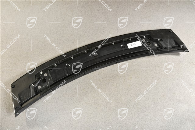 Rear lid, spoiler / wing housing - lower part, black matte