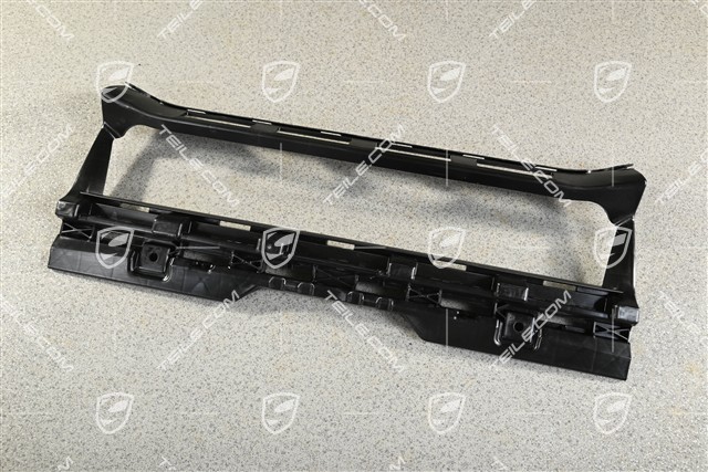 Rear bumper fastening frame / air exhaust, matte black