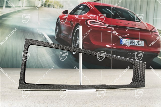 Centre console trim, Carbon