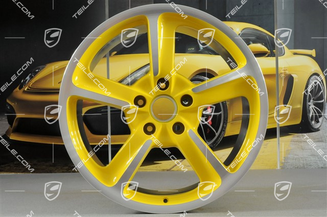 20" SportTechno Felgensatz 8.5J x 20 ET57 + 10J x 20 x ET50, Racinggelb