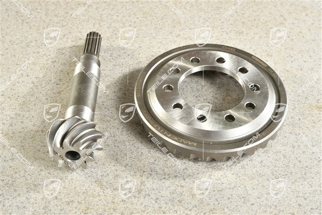 Front axle differential gear set, C4 / Turb