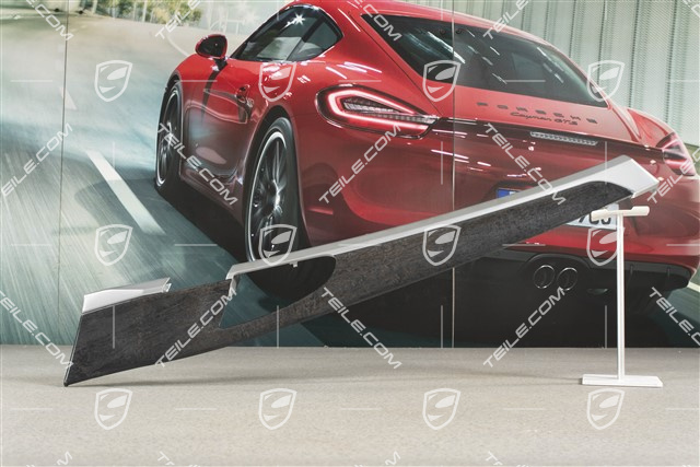 Blende, Tür, vorne, Klavierlackoptik Schwedische Birke, L