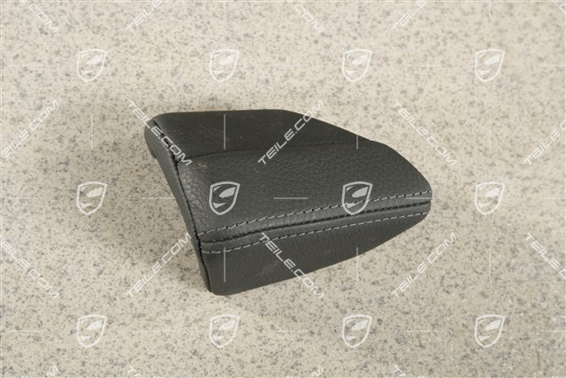 Abdeckung, Armlehne, Leder, Geprägt, Schwarz, L
