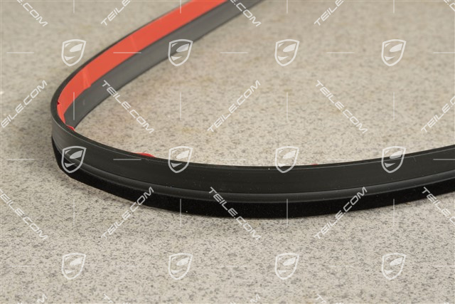 Rear spoiler lower part gasket