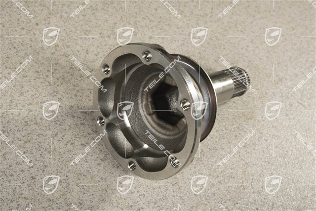 4,2L TDI / 3,6L / 4,8L, Front Differential flange / Flange housing neck, Short