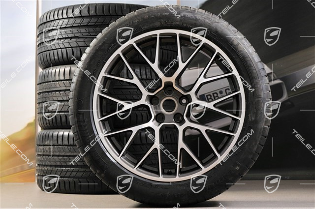 20-inch "RS Spyder Design" summer wheels set, rims 9J x 20 ET26 + 10J x 20 ET19 + NEW Michelin summer tyres 265/45 R 20 + 295/40 R 20, with TPMS