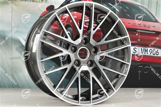 20" Felga Turbo V, 9J x 20 ET41, Titan