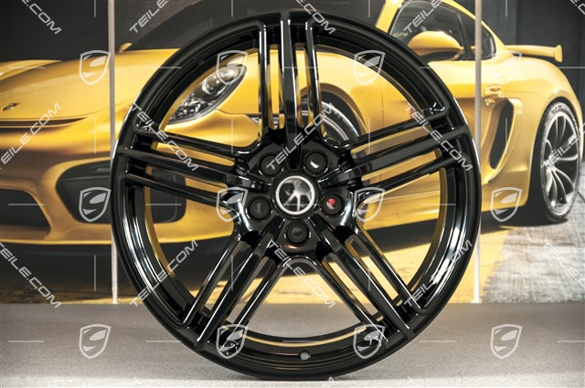 19" Felgensatz Macan Design, 8J x 19 ET21 + 9J x 19 ET21, Schwarz Hochglanz