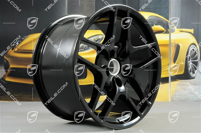 19" Felge Carrera S II, 11J x 19 ET51, in Schwarz Hochglanz