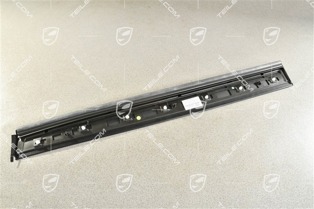 Front door cover molding, Black matte, L
