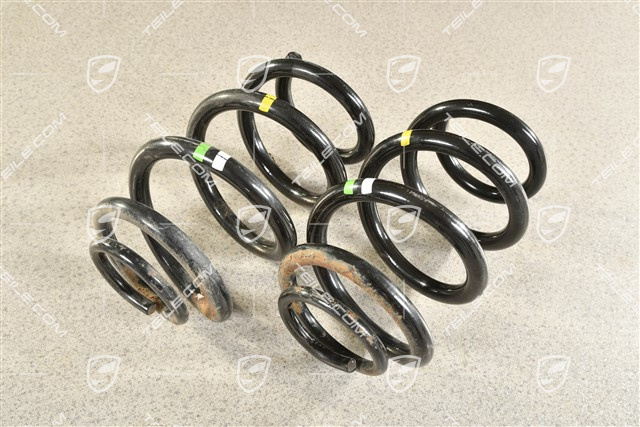 Schraubenfeder, Sportfahrwerk / PASM / PDCC, Kennzeichnung gelb/grün/weiss, Satz, L+R