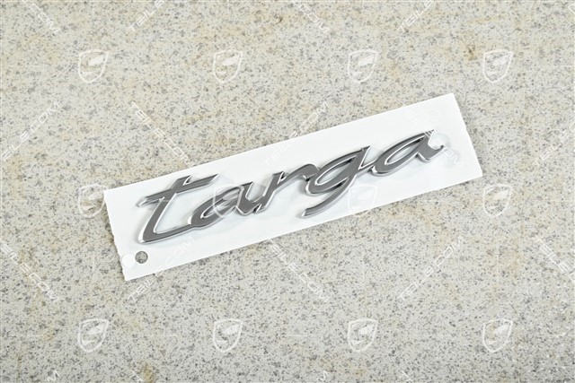 Napis "Targa", srebrny, L=R