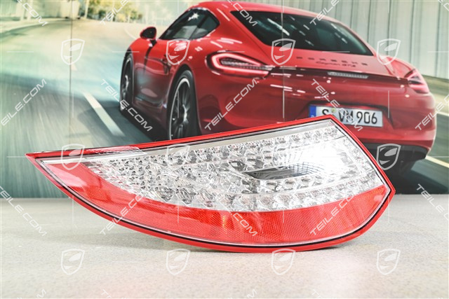 Lampa tylna, przezroczysty klosz, LED, Facelift, L