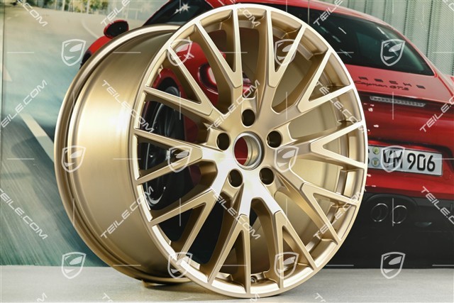 21-inch wheel rim set Panamera Exclusive Design, 9,5J x 21 ET71 + 11,5J x 21 ET69, neodyme