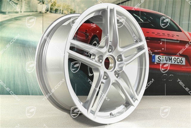 19" Felge Carrera VI, 8,5J x 19 ET50, Brilliantsilber