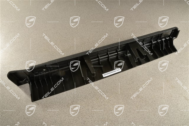 Auflage, Kofferraum, velours, seitlich, Schwarz, L