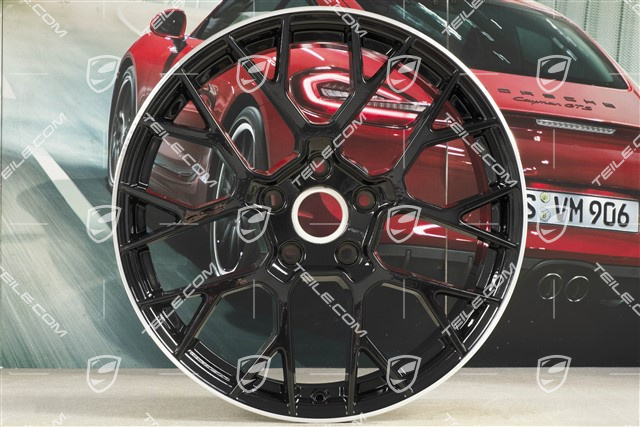 20" RS Spyder Felge, 8,5J x 20 ET53, in Schwarz Hochglanz