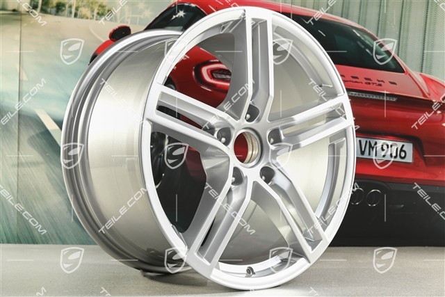 19-inch wheel rim Panamera, 10,5J x 19 ET62, Brilliant Silver