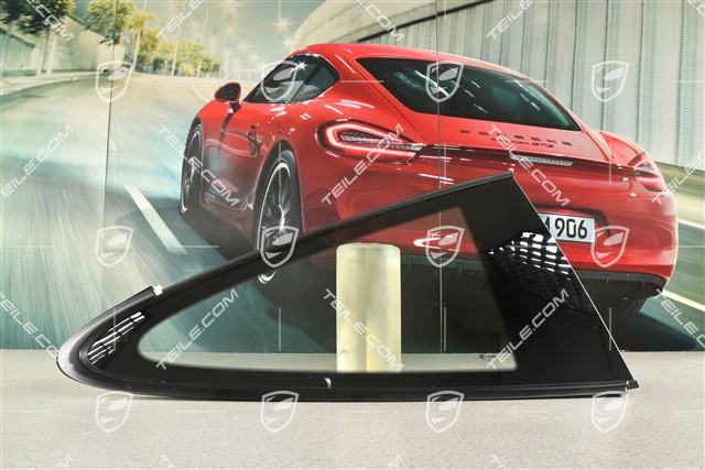 Fondscheibe coupé, Zierleiste Rallyeschwarz, R