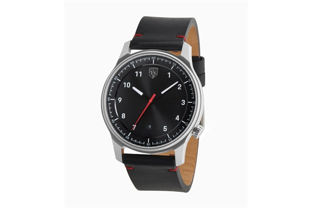 Pure Watch black, shiny silver, black