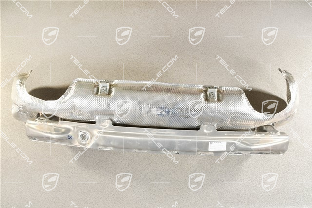 Stoßsfängerträger hinten mit Hitzeschutz