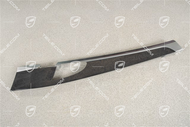 Blende, Tür, vorne, Klavierlackoptik Schwedische Birke, L