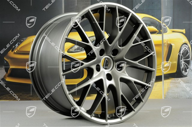21" Felge Panamera Sport Design, 11,5J x 21 ET69, in Platinum Seidenmatt