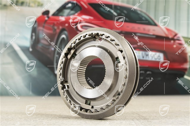 Synchronizing hub with locking collar, 3./4.Gear