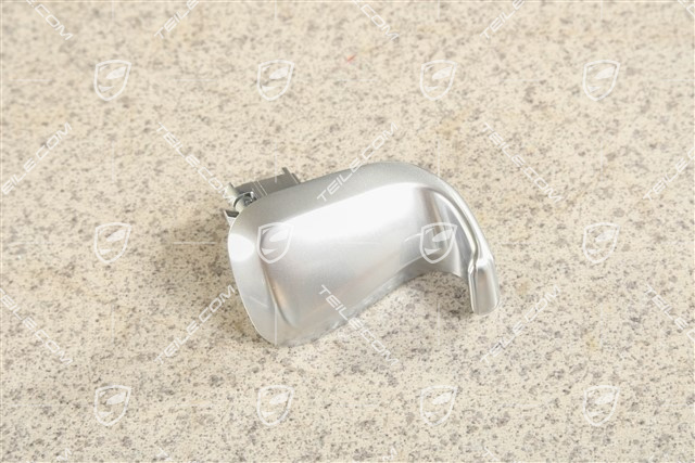 Betaetigungsknopf / Kippgriff für die Rückenlehne, Galvanosilber, R