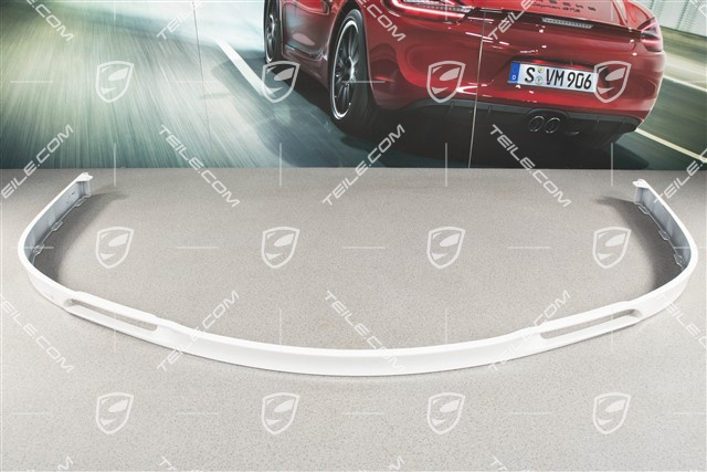 Lip spoiler, lacquered