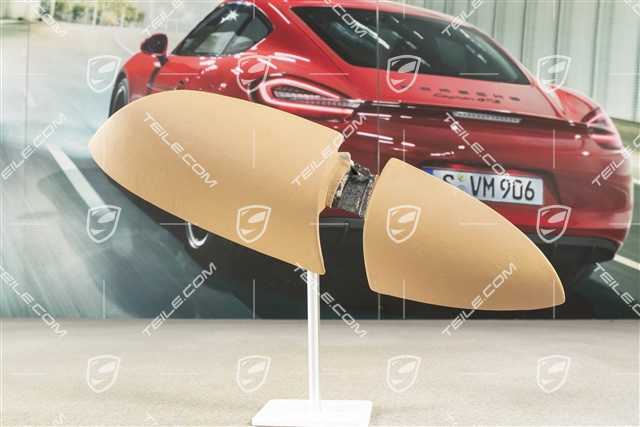 Blenda podłokietnika tapicerki drzwi tylnych, Skóra, Sand beige, R