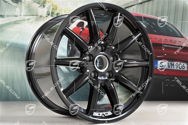 19" Felge "Carrera Sport", 11,5J x 19 ET67, schwarz hochglanz