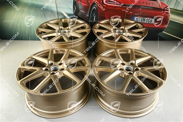 21" Felgensatz Panamera Sport Design, 9,5J x 21 ET71 + 11,5J x 21 ET69, neodyme